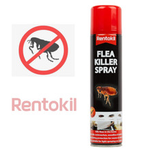 RENTOKIL FLEA KILLER SPRAY FLEA SPRAY FOR HOME DUST MITE HOUSEHOLD KILLER 300ML