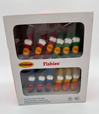 NEW Edushape Fishies Plastic Links  - 12 Piece Set - Fun Educational Play Infant