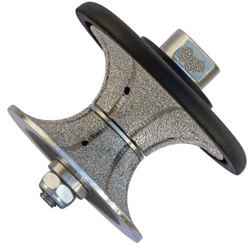 Wet concrete grinder 1 1/2" Full Bullnose Router Bit granite polish pad blade - Picture 3 of 13
