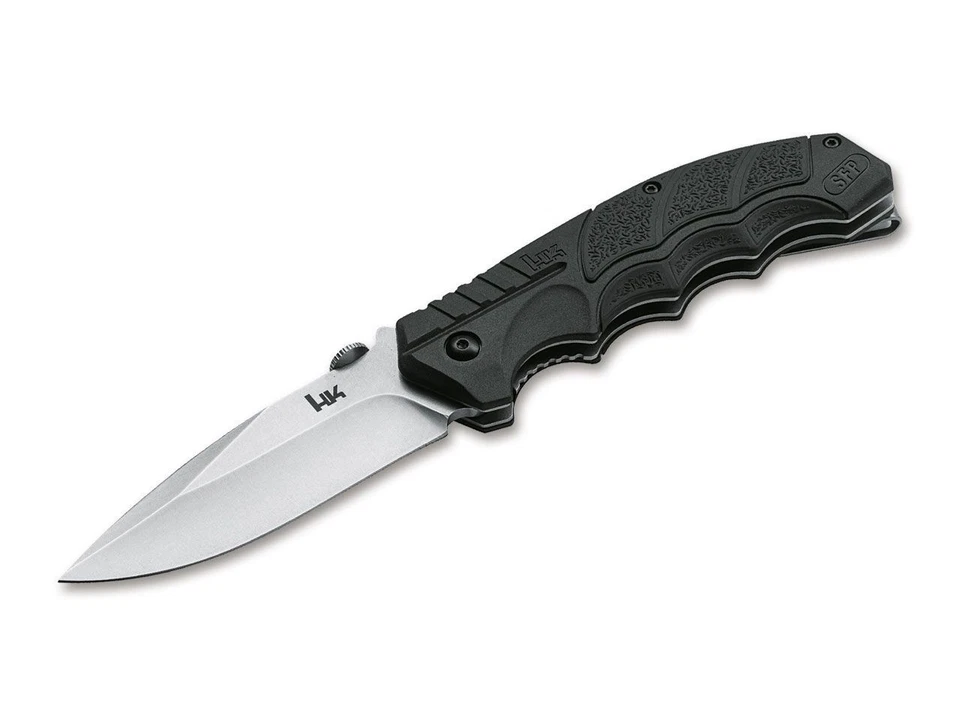 HECKLER & KOCH SFP Tactical Folder Pocket Knife 3.62" D2 Blade Black - 01HK500 - Image 2 of 4