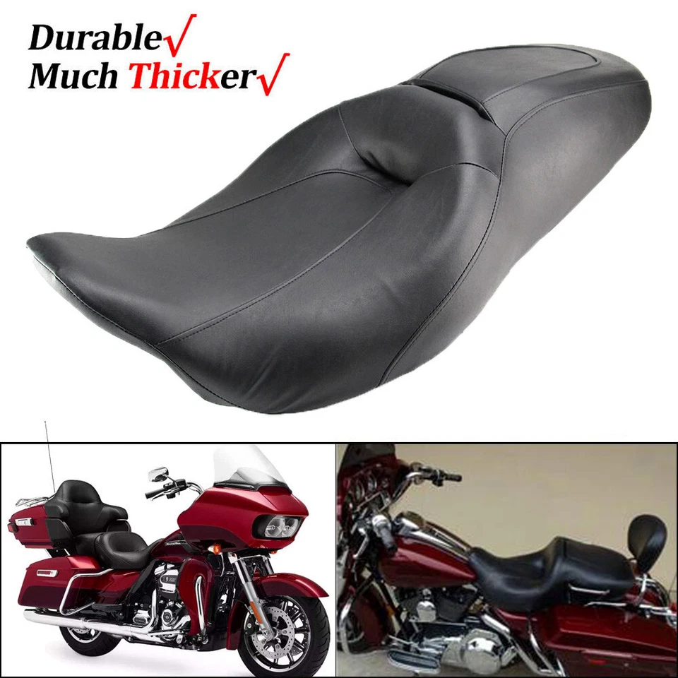 Driver Passenger Seat For Harley Touring Street Glide FLHX Road King FLHR 08-22 - Изображение 4 из 4