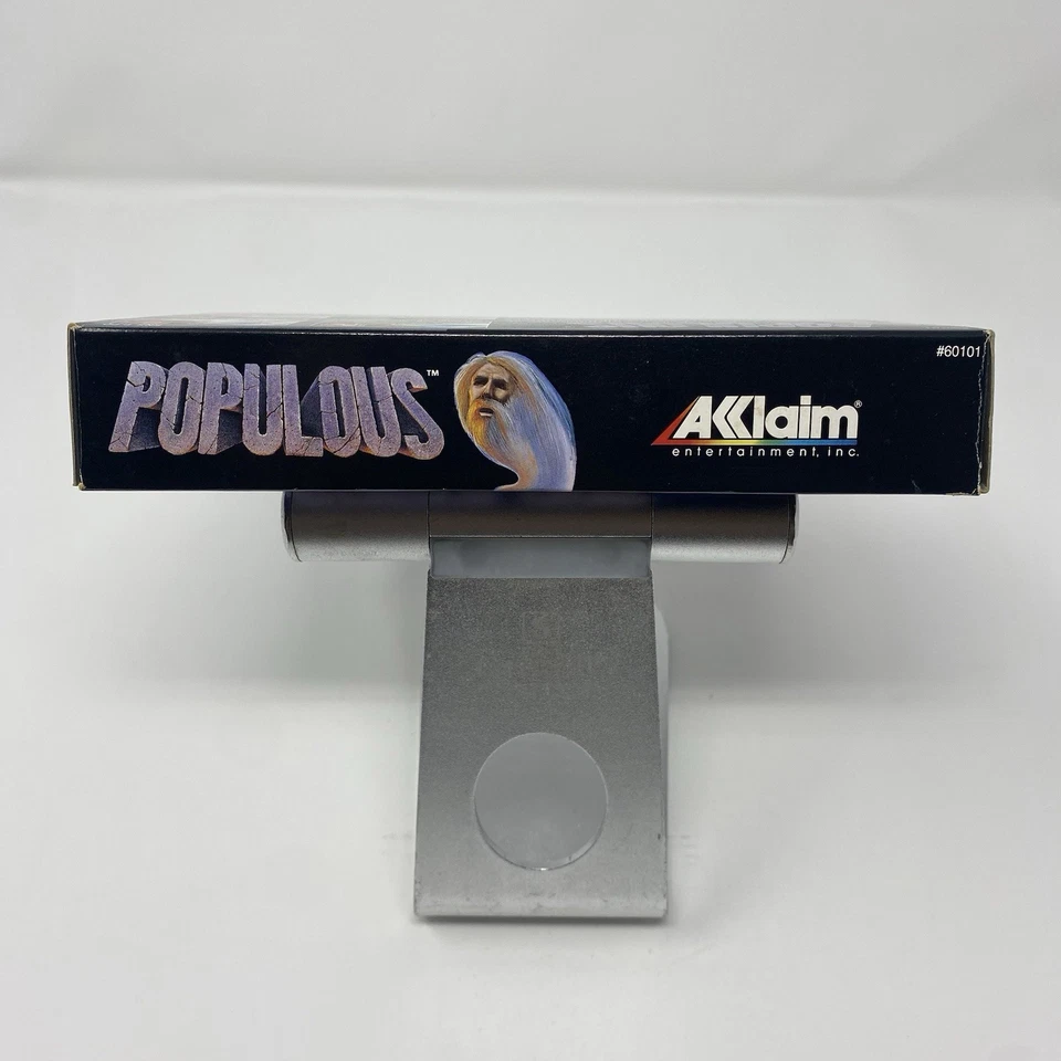 Cartucho manual caja completa SNES Populous CIB Bullfrog como nuevo Foto 3 de 4