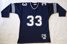 TONY DORRSET DALLAS COWBOYS blue MITCHELL & NESS "ERROR" 1976 jersey 2XL (52)