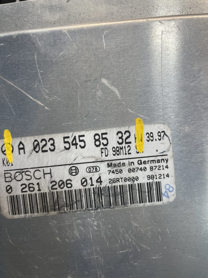 Mercedes C230 1997 2000 ECU ECM unidad de módulo de control del motor OEM S8308 DG Foto 4 de 4