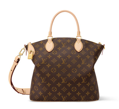 NEW Louis Vuitton Neo Lockit MM Leather Shoulder Bag Brown M26494