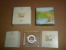 The Royal Mint. Winnie the Pooh - Winnie.  2020. 50p Silver Proof, Colour Coin.