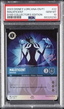 2023 DISNEY LORCANA EN P1-PROMO 22 MALEFICENT - UNINVITED PSA 10
