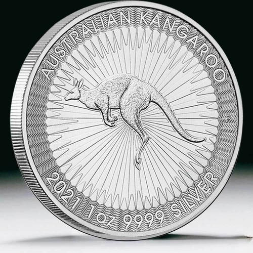 1oz solid 99.99% silver coin 2021 Kangaroo, Perth Mint, Uncirculated - Picture 7 of 17