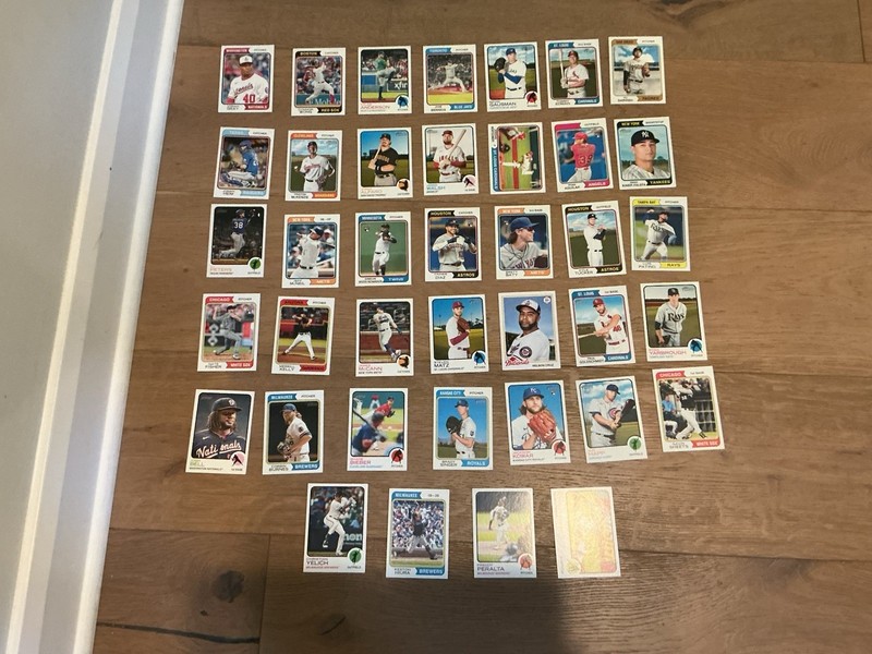 Topps Heritage 2023 MLB Good Baseball Card Lot 38 Cards Rookies, Vets, and More