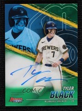 2021 Bowman's Best of Green Refractor 23/99 Tyler Black #B21-TB Auto 0q0