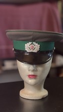 NEW East German Border Guard Visor Cap NVA Sz 56 1856P Vintage Hat Military