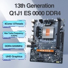 DIY Desktop Motherboard Onboard CPU 13th Core ES 8C12T DDR4 RAM LGA115X