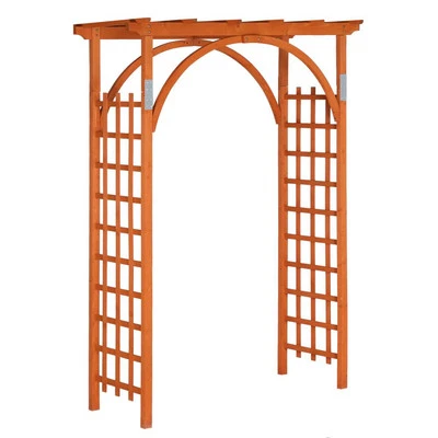 VINGLI Garden Wooden Arbor Wood Arches Pergola Trellis Climbing Plant for Wedding Party