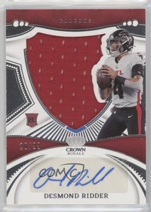 2022 Panini Chronicles Crown Royale Silhouette /99 Desmond Ridder Rookie Auto RC