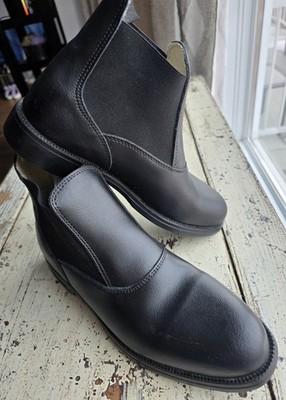 Fouganza Black Leather Horseriding Boots Mismatched Sizes R41 L40 