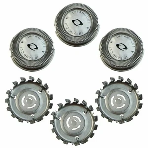 3PCS Remplacement des têtes de rasage pour Philips Norelco HQ4 HQ56 HQ55 YQ6008