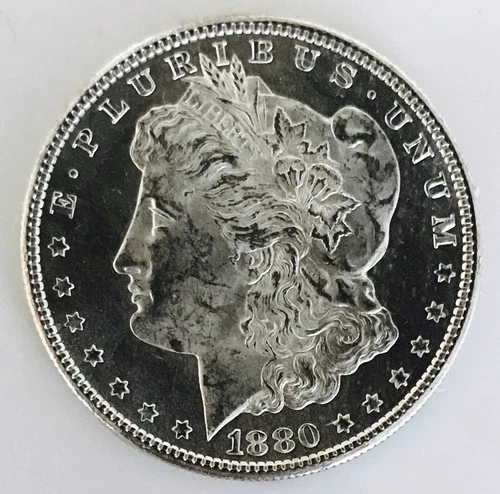 1880 S MORGAN DOLLAR! GEM BU+++! PROOF LIKE STUNNER! FANTASTIC PIECE! NR #K2849