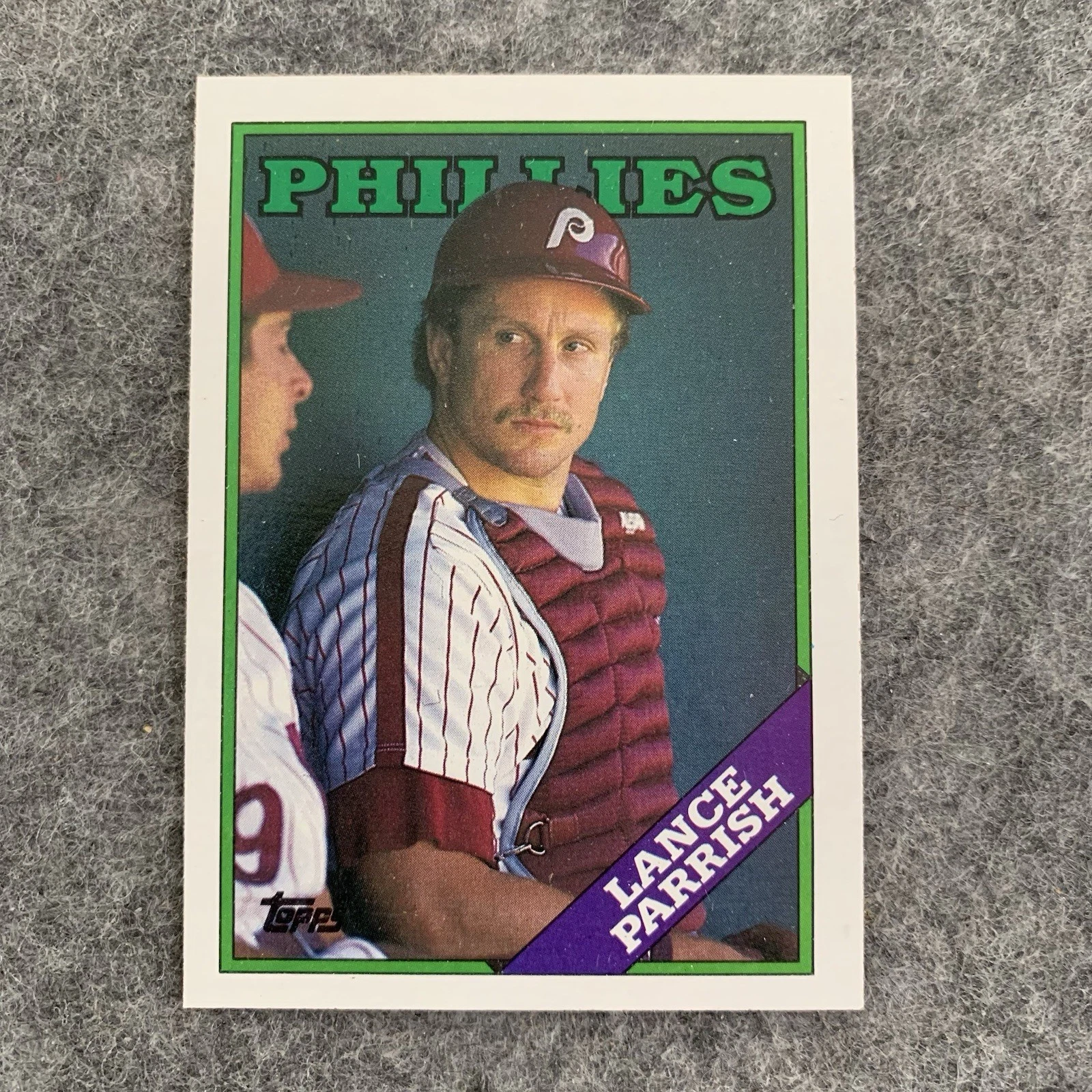 1988 Topps Lance Parrish Philadelphia Phillies #95 Baseball Card