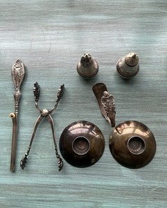 Assorted Vintage Antique Sterling Silver Lot of 7 High Valued Cool Items