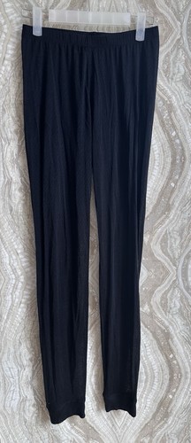 Terramar womens M  Thermasilk 1.0 Pointelle 100% Filament SILK Pant Base Layer