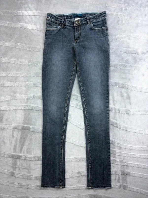 Jean Levi's Fille 16 años delgado altura baja con 24 FR34 L32 lavado a piedra azul oscuro #01002