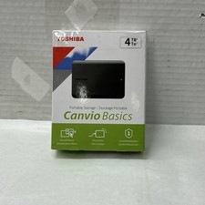 Toshiba Canvio Basics 4TB External Hard Drive HDTB540XK3CA USB 3.0 Portable