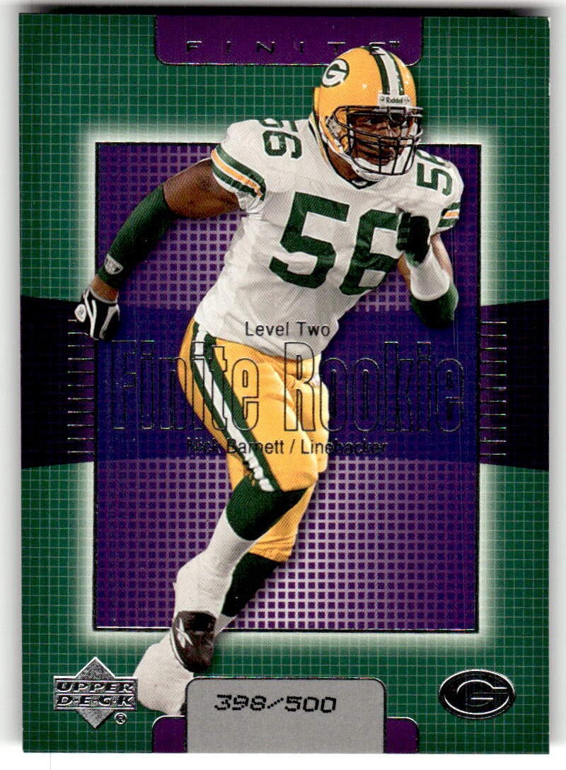 Nick Barnett Upper Deck Finite #268 Base