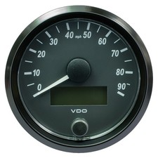 VDO SingleViu 80mm 3-1/8" Speedometer - 90MPH