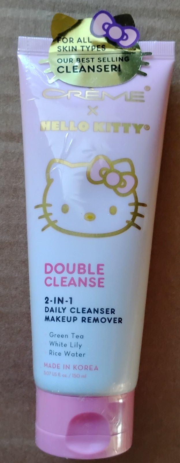 Hello Kitty Double Cleanse – Daily Cleanser & Makeup Remover, 5.07 oz, Vegan