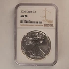 2020 American Silver Eagle - NGC MS 70 - FREE SHIPPING!