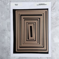 Spellbinders Nestabilities Essential Rectangles Etched Die Set (8 cutting dies)