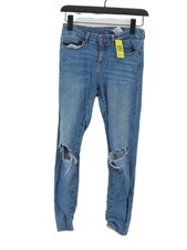Noisy May Women's Jeans W 27 in; L 30 in Blue Cotton with Elastane Skinny