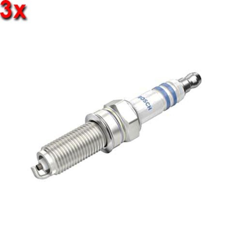BOSCH 3x Spark Plug For HYUNDAI Eon KIA Picanto MAHINDRA TATA 07-19 0242135545