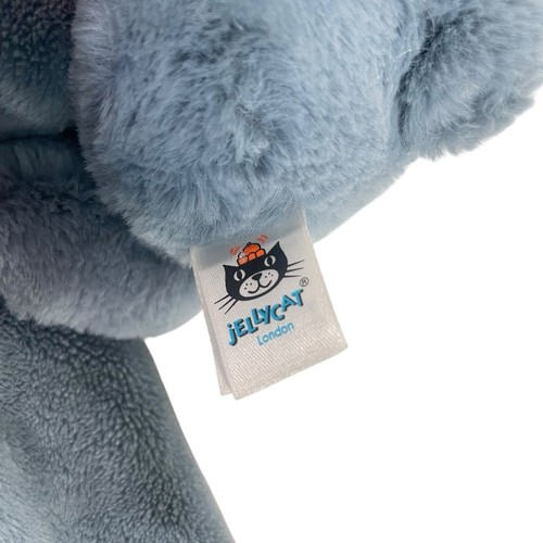 Manta de seguridad para bebé Jellycat London azul oscuro oscuro conejo chupete Lovey felpa - Imagen 9 de 11