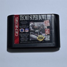 Tecmo Tecmo Super Bowl III Final Edition Sports Football- Sega Genesis Cart only