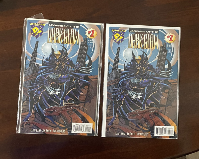 Legend of the Darkclaw #1 (Amalgam Comics. 1996) - LOT x (2)