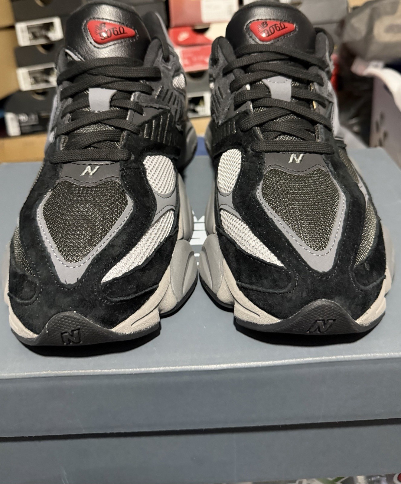 New Balance 9060 Black Castlerock Grey Size 11 Men’s