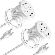 3 inch Desktop Power Grommet USB C,40W Fast Charging Station,Furniture Recess...