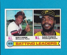 1979 TOPPS BASEBALL SET BREAK 1 BATTING LEADERS NM+