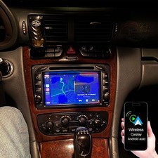 7" Android 15 Autoradio GPS Für Mercedes Benz C/CLK/G Klasse W203 W209 W463 Vito