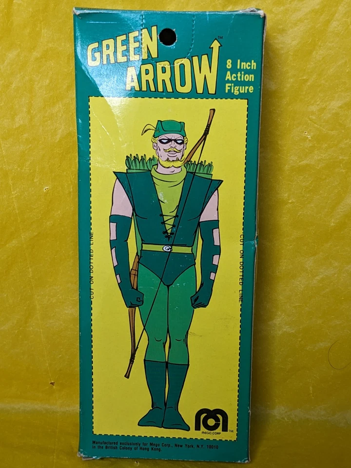 🟢🟢 Vintage Mego GREEN ARROW w box 1973 🟢🟢 - Image 3 of 4