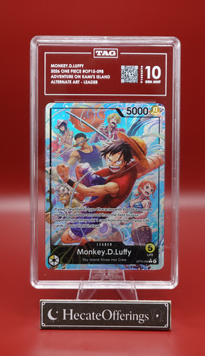Monkey.D.Luffy (Alternate Art) graded TAG 10 for sale on eBay