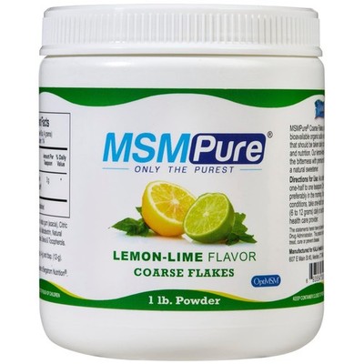 MSMPure Lemon Lime MSM Powder   1 lb for Joint & Skin Health -  Formula