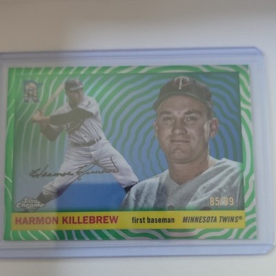 2025 TOPPS Chrome Platinum Greed Vibrations Refractor Harmon Killebrew 85/99