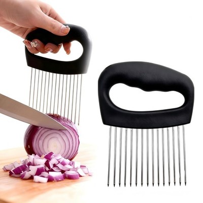Onion Holder for Slicing Meat Tenderizer Extra Large Slicer Black