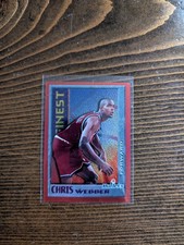 1995-96 Topps Finest Chris Webber Mystery Bordered Bronze M8. Washington Bullets