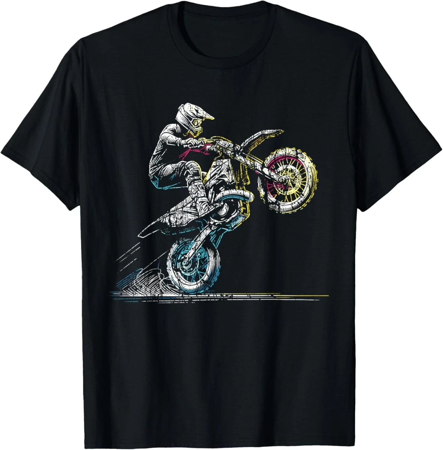 Retro Motocross Dirt Bike Racing Unisex T-Shirt
