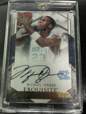 2012-13 Upper Deck - Exquisite Endorsements Michael Jordan #EE-MJ /99 (AU)