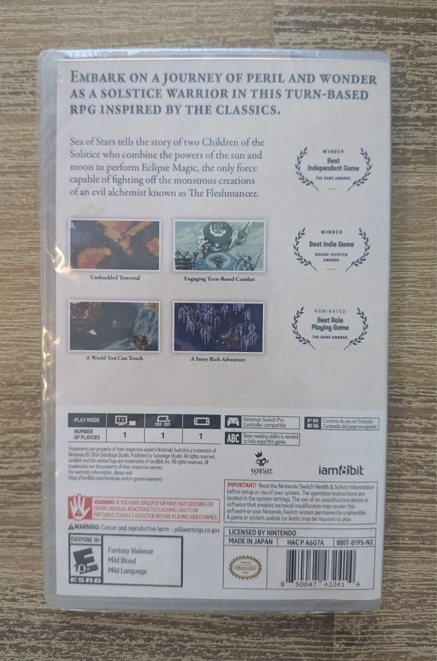 Sea Of Stars - Exclusive Edition (Includes Slipcover & Map) - Nintendo Switch - Image 3 of 4