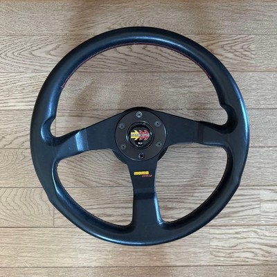 Mitsubishi MOMO Lancer Evolution 7 Leather Steering Wheel
